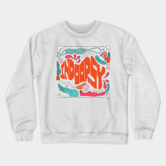 Indoorsy Crewneck Sweatshirt by gabbadelgado